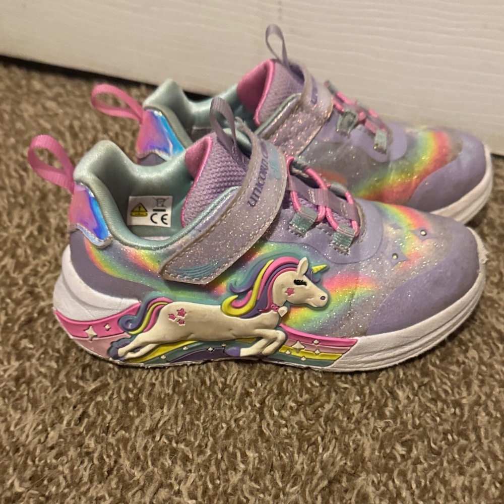 Skechers Kids Sneakers - Purple and Pink Unicorn